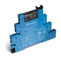 Interfaz modular SERIE 38, relé de estado sólido, ancho de 6,2mm, 60V DC, sensible, salida 2A 240V A, bornes de jaula