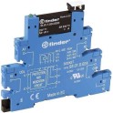 Interfaz modular SERIE 38, relé de estado sólido, ancho de 6,2mm, 110/125V AC/DC, salida 2A 240V A, bornes de conexión rápi