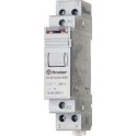 Telerruptor modular/ interruptor bipolar 2NA 16A SERIE 20, montaje carril 35mm, 24V AC contactos AgSnO2 (emb.1u)