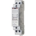 Telerruptor modular/ interruptor bipolar 2NA 16A SERIE 20, montaje carril 35mm, 60V DC contactos AgNi (emb.1u)