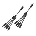 Kit conector MC4 (Ms/Hs) con deviación flexible 1-4 cable 2,5-6mm² 750mm 30A 1000V DC