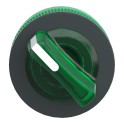 Cabeza selector FLUSH luminoso verde 2 posiciones retorno izquierda