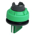 Cabeza selector FLUSH luminoso verde 2 posiciones retorno izquierda