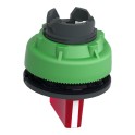 Cabeza selector FLUSH luminoso rojo 3 posiciones retorno centro