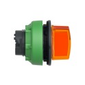 Cabeza selector FLUSH luminoso naranja 3 posiciones retorno centro