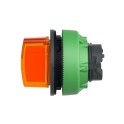 Cabeza selector FLUSH luminoso naranja 3 posiciones retorno centro