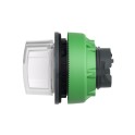 Cabeza selector FLUSH luminoso blanco 3 posiciones retorno izquierda-centro