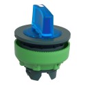 Cabeza selector FLUSH luminoso azul 3 posiciones retorno centro