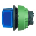 Cabeza selector FLUSH luminoso azul 3 posiciones retorno centro