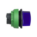 Cabeza selector FLUSH luminoso azul 3 posiciones fijas