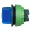 Cabeza selector FLUSH luminoso azul 3 posiciones fijas