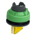 Cabeza selector FLUSH luminoso amarillo 2 posiciones fijas