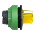 Cabeza selector FLUSH luminoso amarillo 2 posiciones fijas