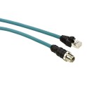 Cable ETHERNET IP67 M12-RJ45 25m