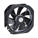 Ventilador 400V 120x120x38mm impulsor PBT termoplástico 138m³/h 21W aluminio negro