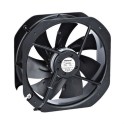 Ventilador 100-125V 120x120x38mm impulsor PBT termoplástico 138m³/h 21W aluminio negro