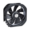 Ventilador 400V 225x225x80mm impulsor hierro 1000m³/h 80W aluminio negro