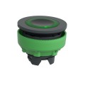 Cabeza pulsador FLUSH luminoso verde LED anillo luminoso