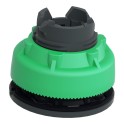 Cabeza pulsador FLUSH luminoso verde LED anillo luminoso