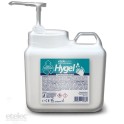 Gel higienizante HYGEL 3000ml para manos del 72% en botella de 3000ml con dosificador