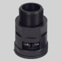 Racor poliamida PA6 M12 DN10 negro