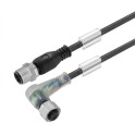 Cable conexión M12 4P 10m SAIL-M12GM12W-4-2L10T