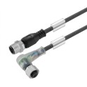 Cable conexión M12 4P 5m SAIL-M12GM12W-4-2L5.0T