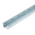 Carril TS 35x15/LL 2M/ST/ZN/O acero chapado zinc galvanizado pasivado