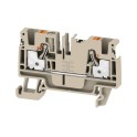 Borne de paso A2C 4 DL PUSH IN 4mm² 800V 32A beige