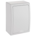 Caja de distribución de superficie de 4 elementos 150x225x95mm color blanco