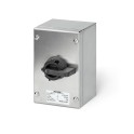 Interruptor de maniobra ISOLATORS-INOX 20A 3P IP65 150x160x90mm Y1 IK10 general gris / negro