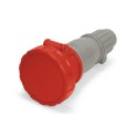 Prolongador EUREKA-HD 3P+T 20A IP66/IP67 rojo