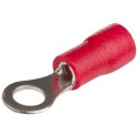 Terminal redondo 4,3mm de 0,5 a 1,5mm² rojo (Bolsa 50u)