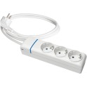 Prolongador con 3 tomas 2P+T, 16A 250V 1.5 m de cable H05VV-F 3G1,5mm²