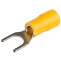 Terminal horquilla diámetro 6,5mm de 4 a 6mm² amarillo (Bolsa 50u)