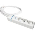 Prolongador con 3 tomas 2P+T, 16A 250V, con interruptor luminoso 1.5m de cable H05VV-F 3G1,5mm²