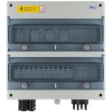 Cuadro de distribución para energía fotovoltaica 1000V DC 4 strings IP65 4 entradas MC4 / 4 salidas