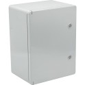 Armario estanco termoplástico 300x400x220mm IP65, IK10, protección UV, puerta lisa (opaca)