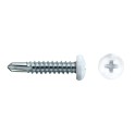 Tornillo rosca chapa DIN7504-N 4.2x19mm lacado blanco