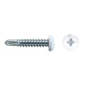 Tornillo rosca chapa DIN7504-N 3.5x9.5mm lacado blanco