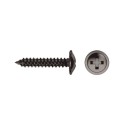 Tornillo rosca chapa CH88H 4.8x25mm cincado negro