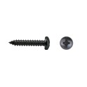 Tornillo rosca chapa DIN7981 4.2x25mm cincado negro