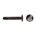 Tornillo para aluminio cabeza baja FST 4.2x19mm cincado negro