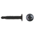 Tornillo aluminio extraplana CET 4.2x14 cincado negro