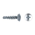 Tornillo para aluminio envolvente TEC PLAS 5.1x19 cincado