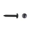 Tornillo rosca chapa DIN7981 5.5x25mm cincado negro