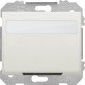 Base múltiple para conector informático serie Mega en blanco satín