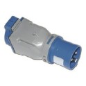 Adaptador IP44 clavija / base Cetact 16A 2P+TT