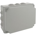 Caja estanca 310x240x125 4 conos para tubo 32 gris