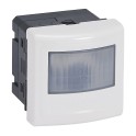 Interruptor automático (detector) universal sin neutro con mando on/off 100W LED blanco gama Mosaic